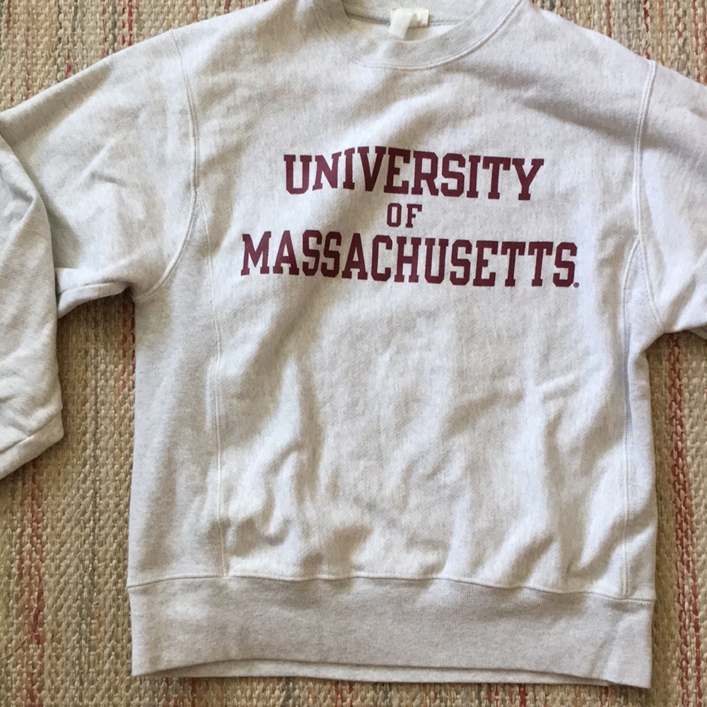Vintage UMASS champion crew neck sweatshirt